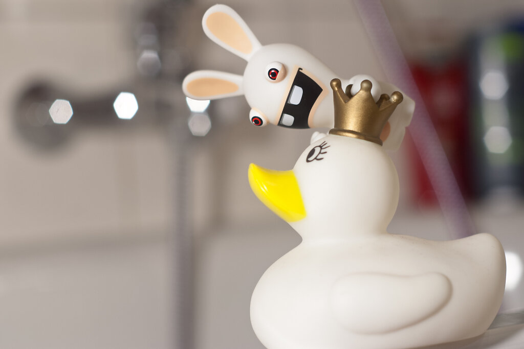 Rayman Rabbid Quietscheente