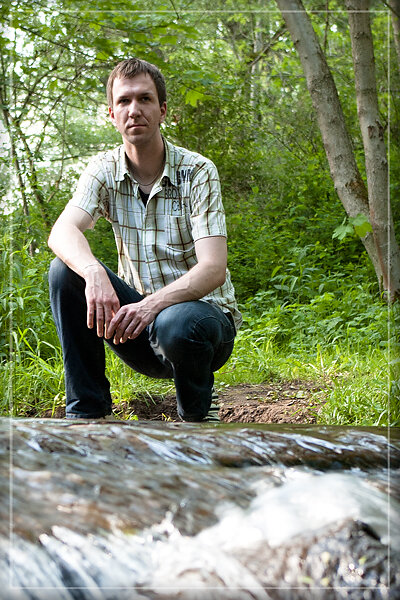 Portrait am Wasser