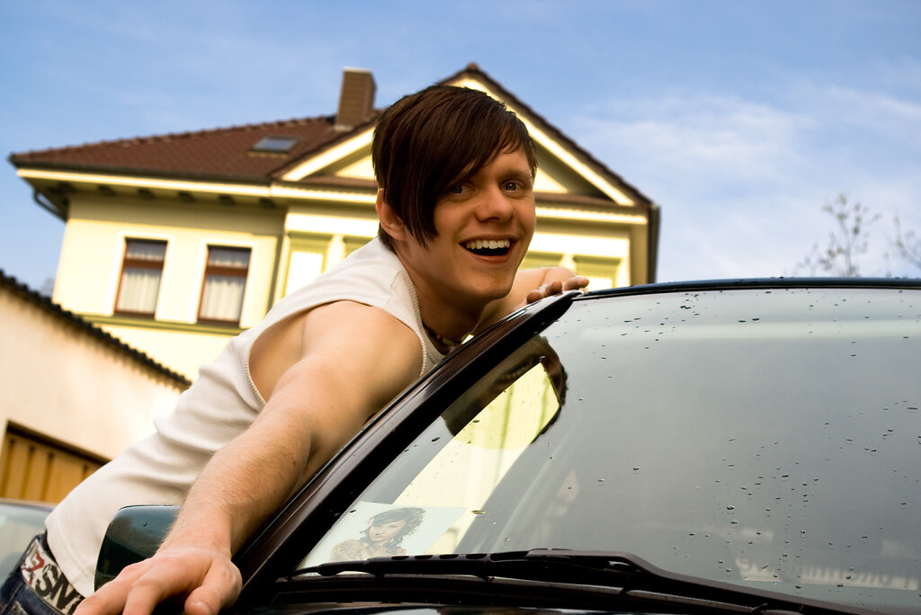 Portrait Autoscheibe