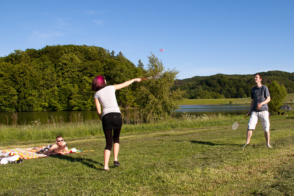 Federballspiel