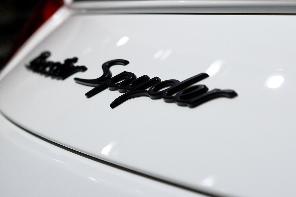 Boxster Spyder Schriftzug