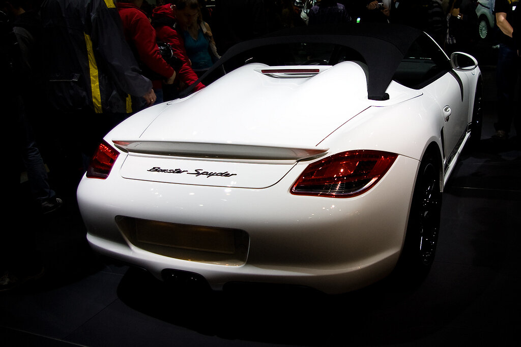 Porsche Boxster Spyder Heck