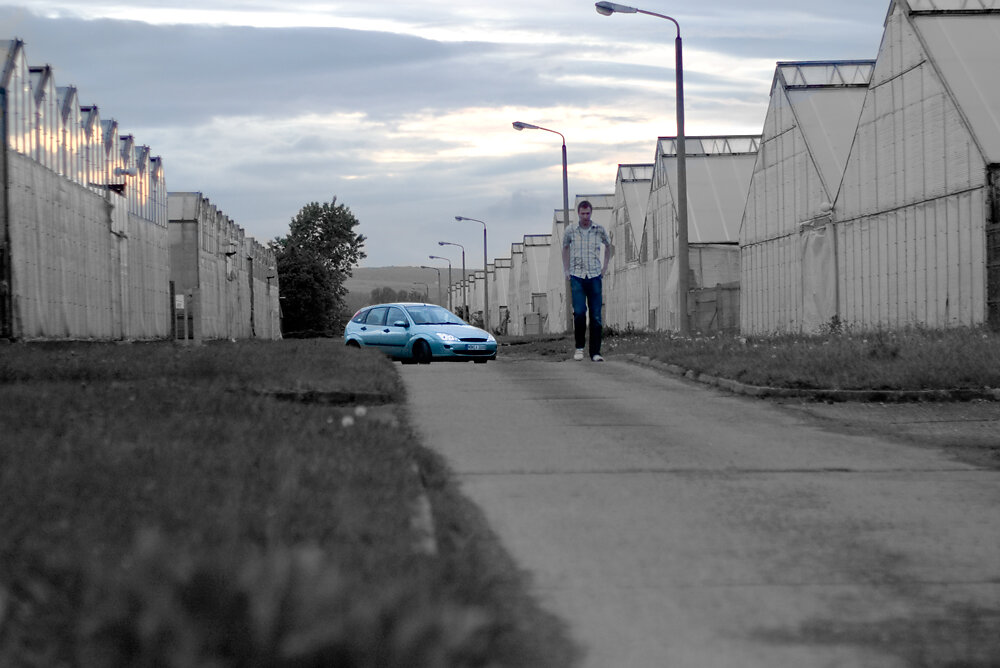 Gewächshäuser und Auto