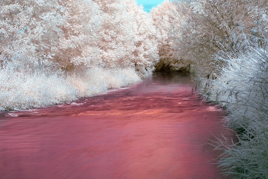 Fluss Infrarot