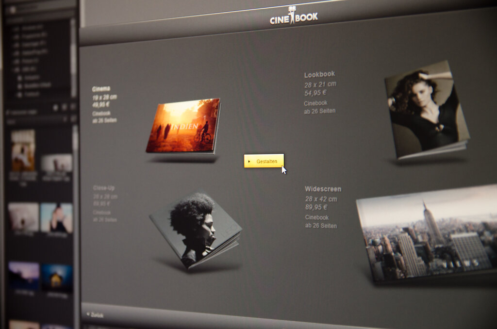 Cinebook Software dimensions