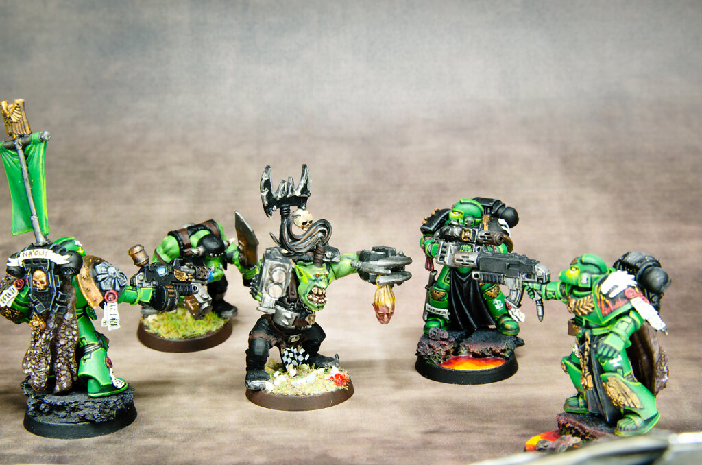 Kampfszene Warhammer 40K